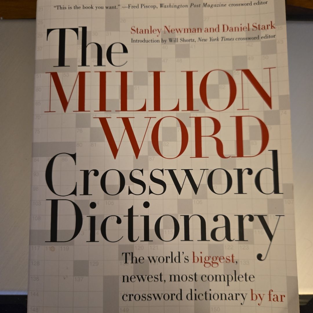 The Million Word Crossword Dictionary