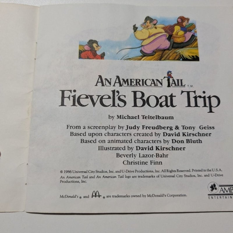 An American Tail Fievel's Boat Trip