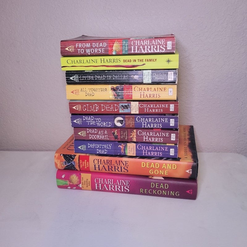Sookie Stackhouse Novels 10 book bundle