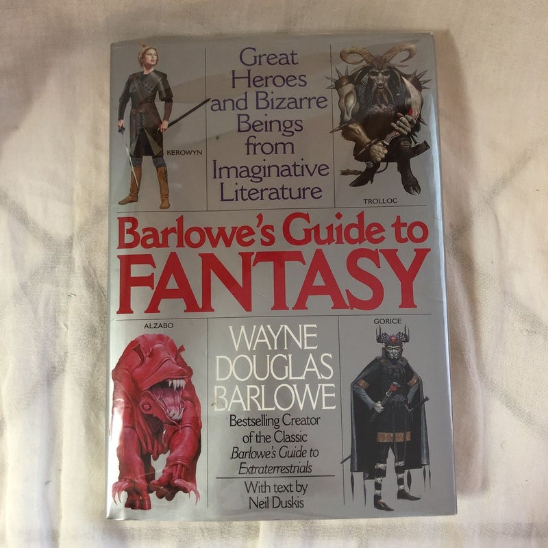 Barlowe's Guide to Fantasy by Wayne D. Barlowe; Neil Duskis, Hardcover |  Pangobooks