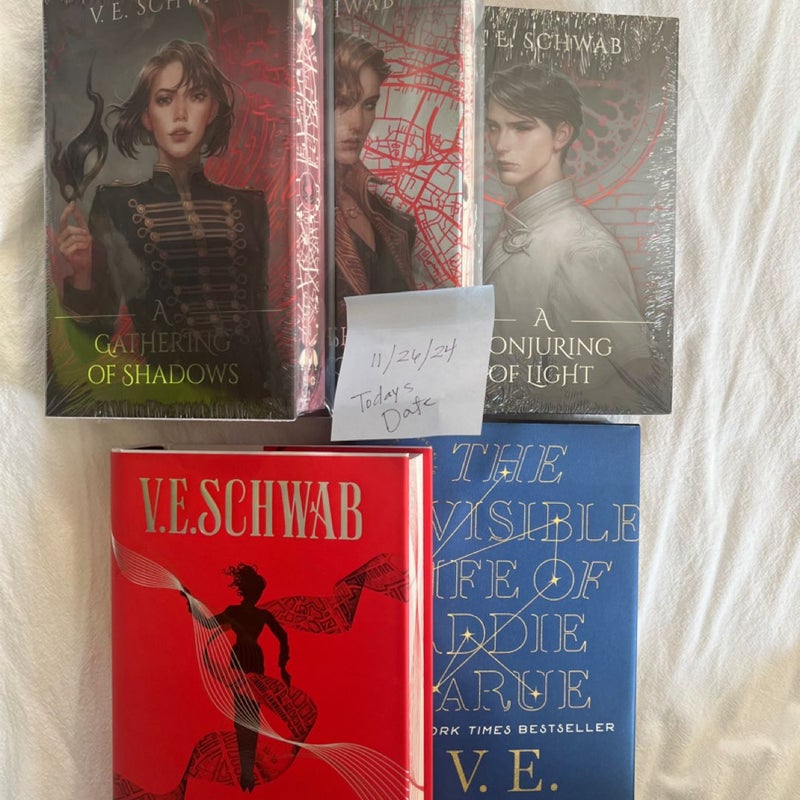 V.E. Schwab Special Edition Book set