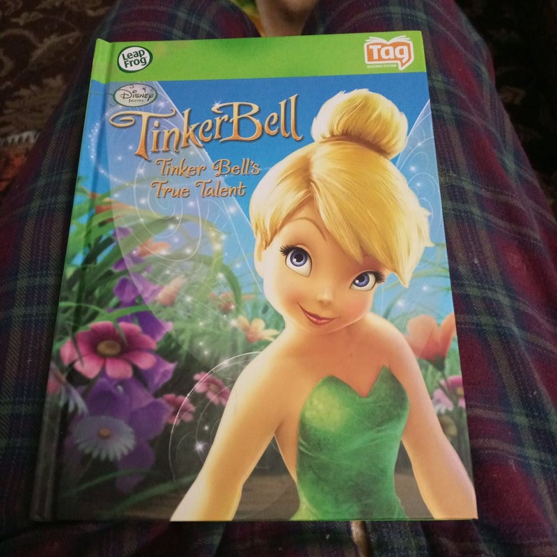 Disney Tinkerbell Tinkerbell's true Talent hardcover LeapFrog Tag Edition