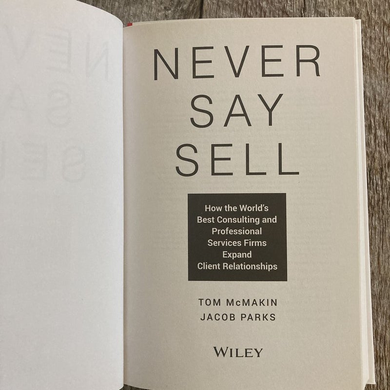 Never Say Sell