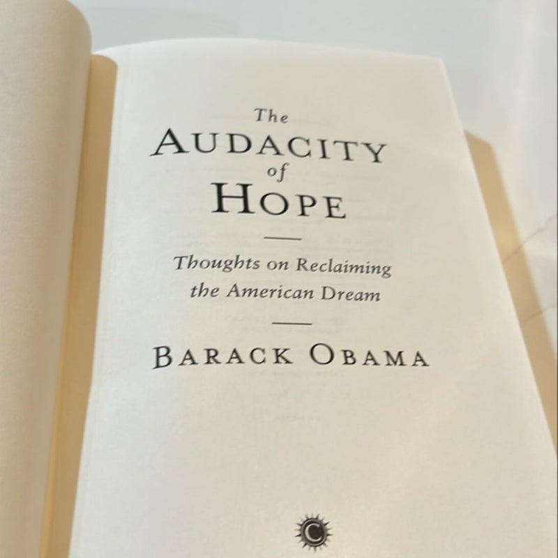 The Audacity of Hope