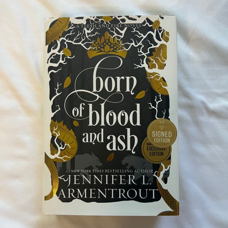 Born Of Blood And Ash (Signed Barnes and Noble Edition) 