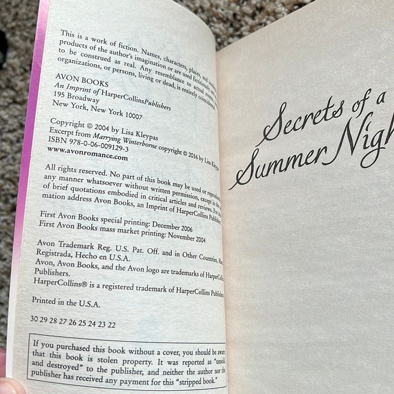 Secrets of a Summer Night