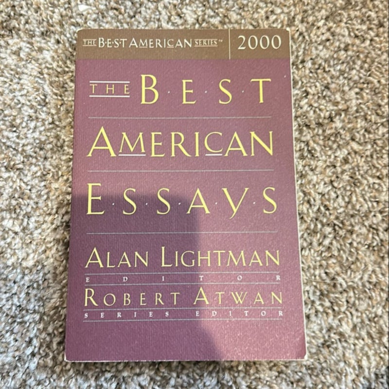 The Best American Essays 2000