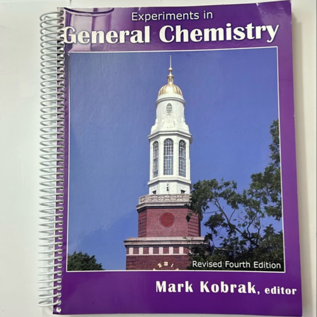 Experiments in General Chemistry