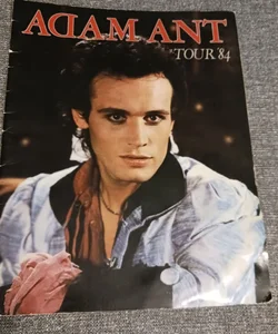 Adam Ant 1984 Tour Program