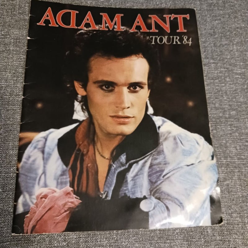 Adam Ant 1984 Tour Program