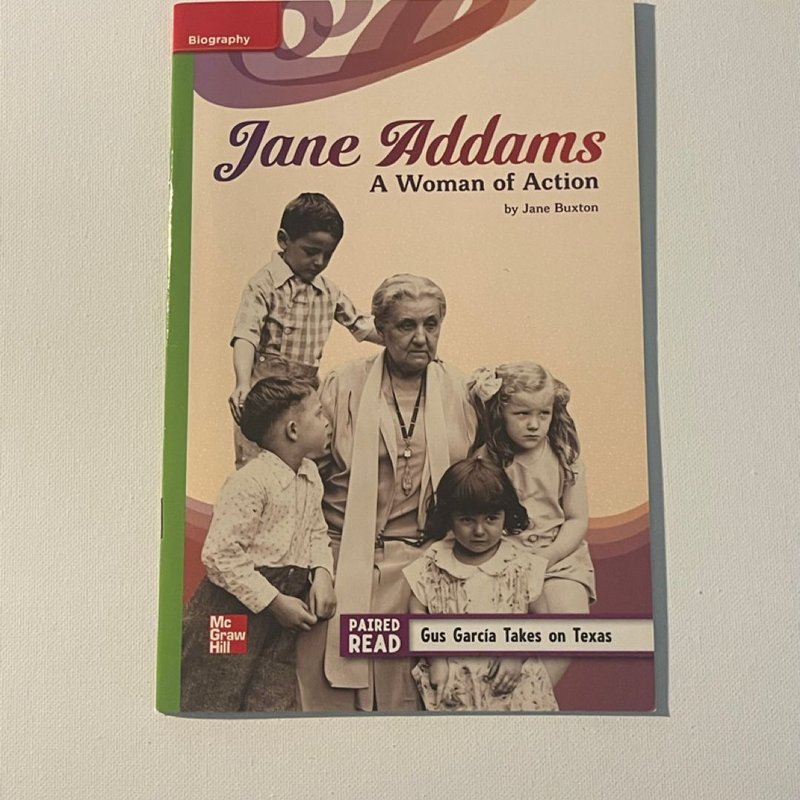 Reading Wonders Leveled Reader Jane Addams: a Woman of Action: Beyond ...