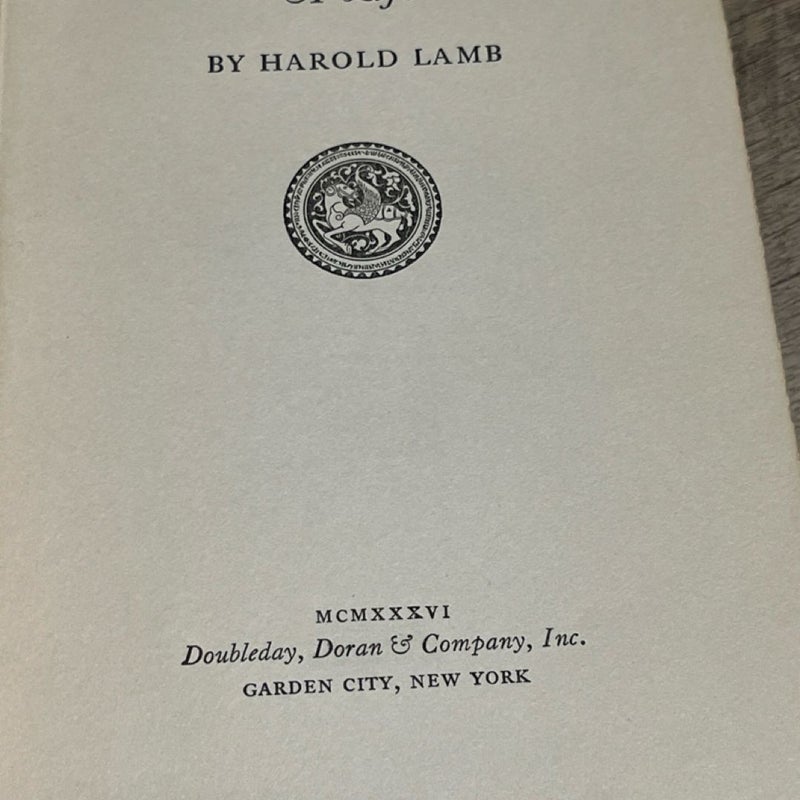 OMAR KHAYYAM, A LIFE 1st Edition BY HAROLD LAMB, 1934 HC