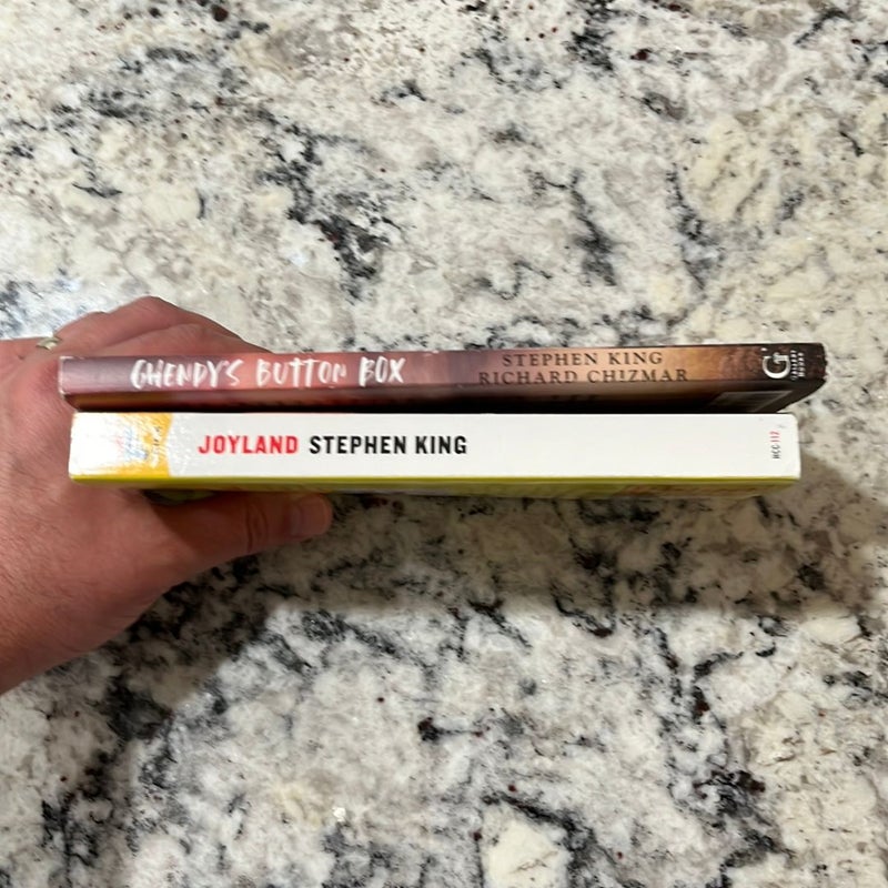 Lot of 2 Stephen King Books: Joyland / Gwendy’s Button Box
