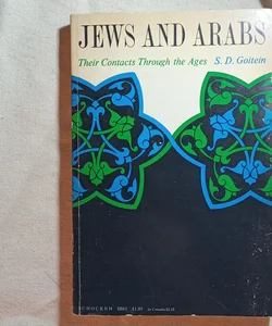 JEWS AND ARABS (First Schocken paperback edition, 1964)