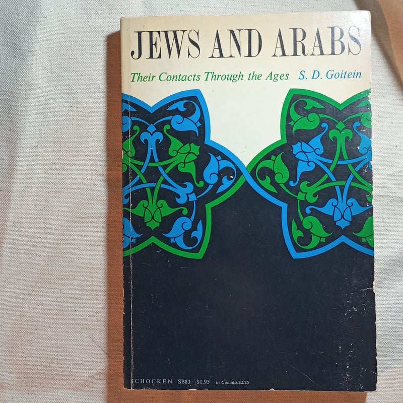 JEWS AND ARABS (First Schocken paperback edition, 1964)