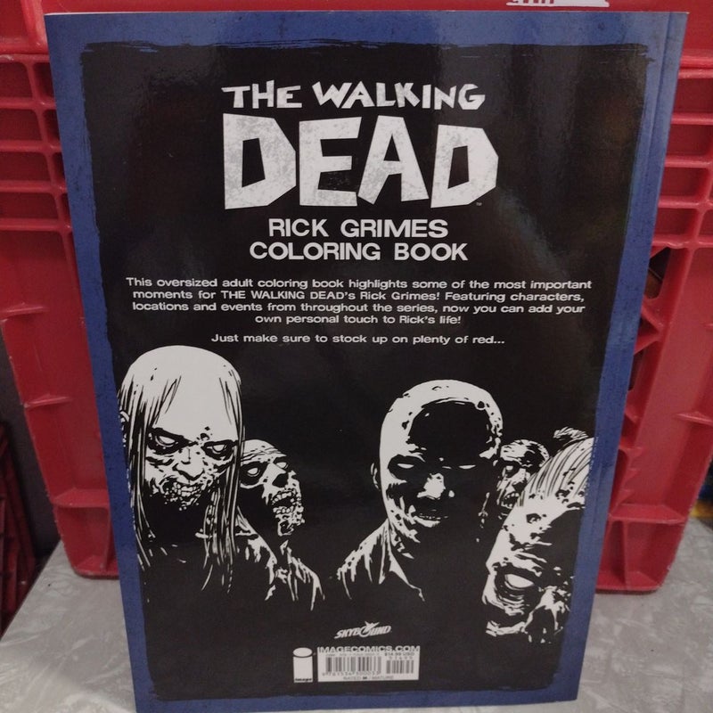 The Walking Dead: Rick Grimes Adult Coloring Book