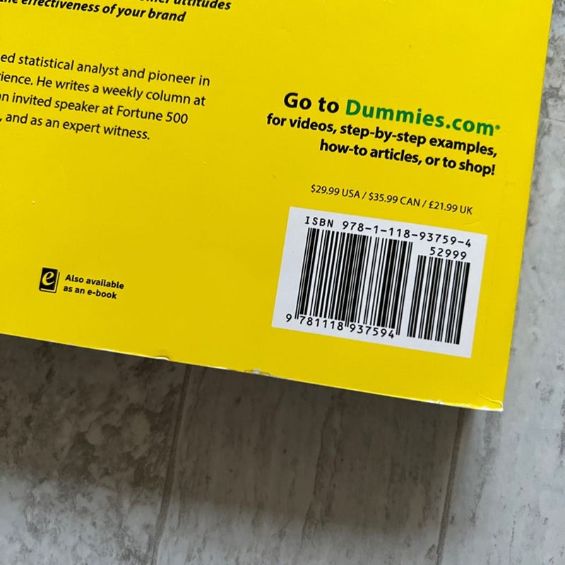 Customer Analytics for Dummies