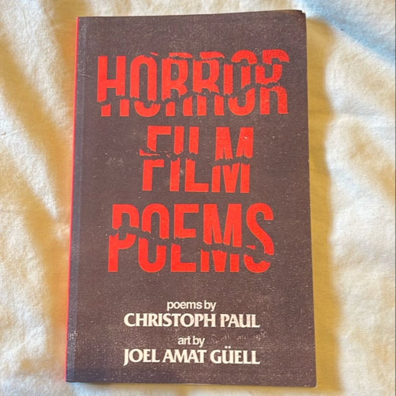 Horror Film Poems