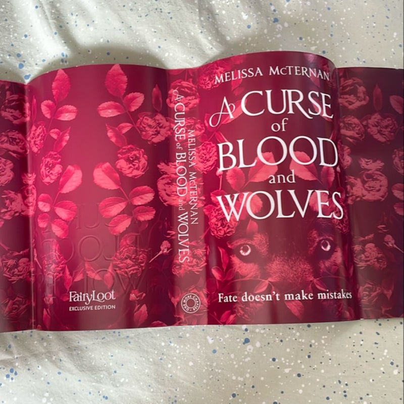 Fairyloot SIGNED A Curse of Blood and Wolves (Wolf Brothers, Book 1)