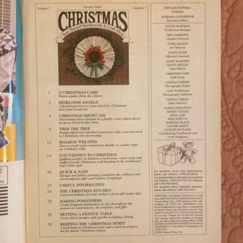 Christmas Year-Round Needlework & Craft Ideas