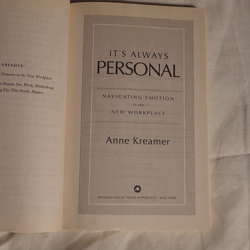 It's Always Personal