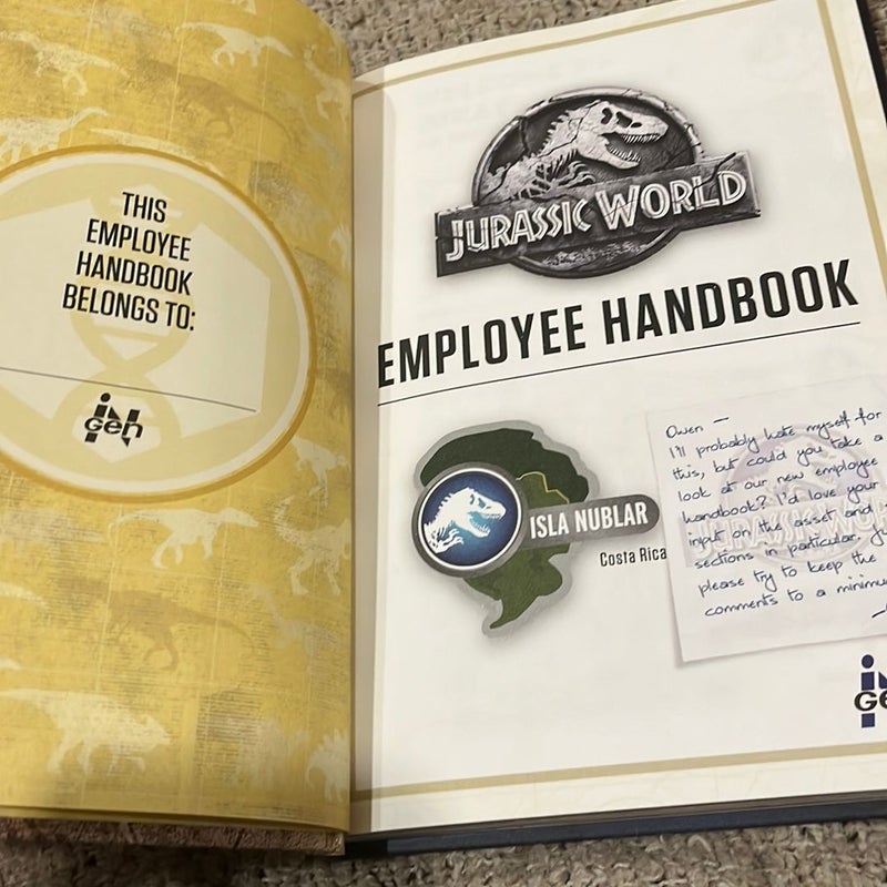 Jurassic World: Employee Handbook