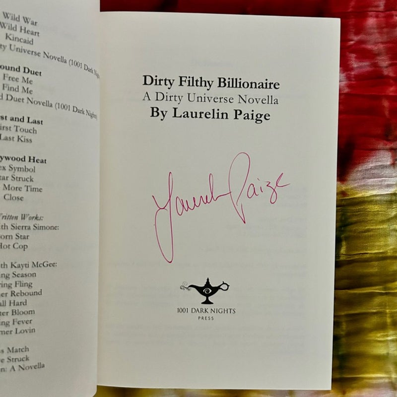 Dirty Filthy Billionaire (Signed)