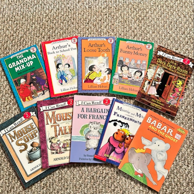 Lot/Bundle of 10 Level 2 “I can Read!” Books