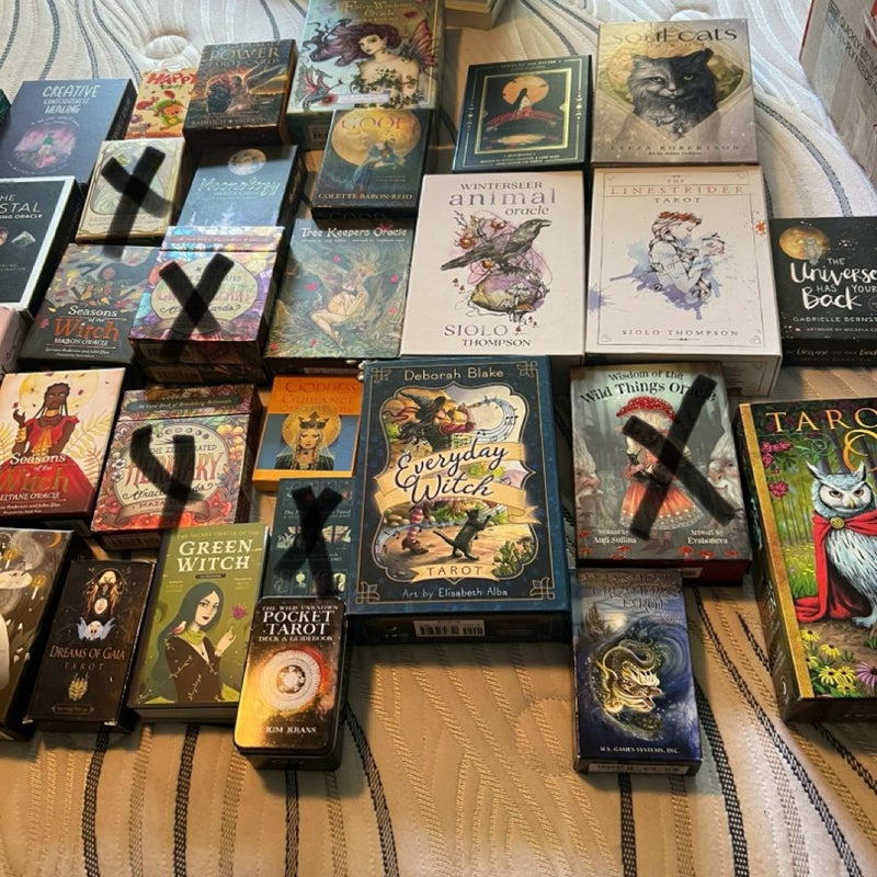 Tarot decks for sale! **Read Description!**