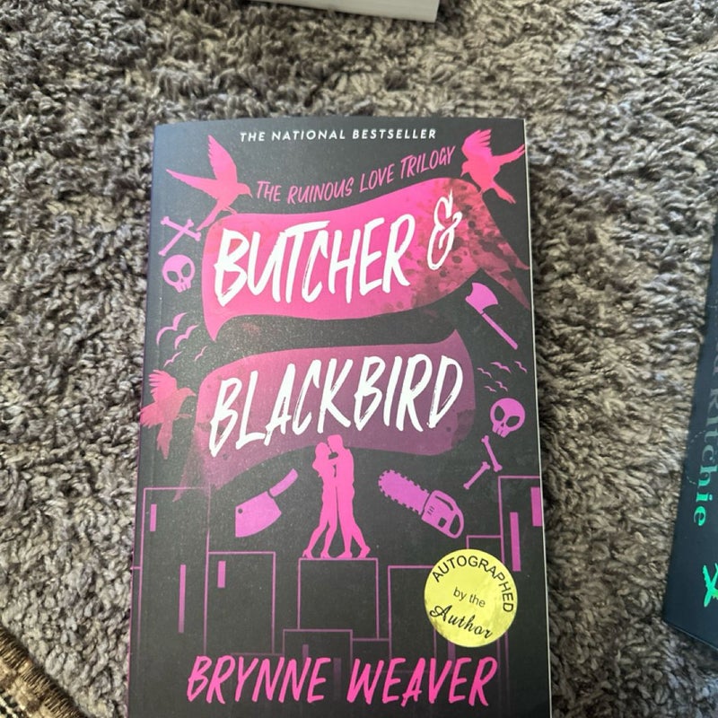 Butcher and blackbird brynne weaver signed 