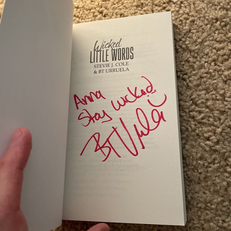 Wicked Little Words (signed by one author)