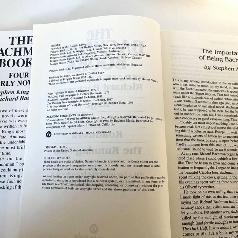 The Bachman Books