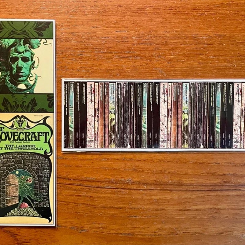 H.P. Lovecraft Handmade Bookmarks Gothic Author Series