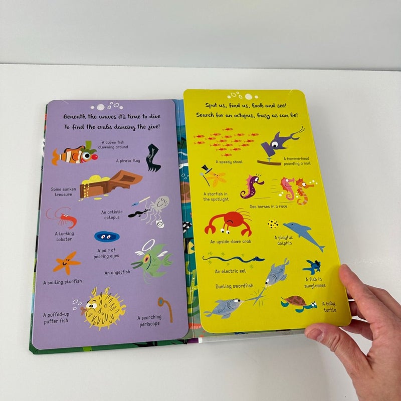 Search and Find Animals, Foldout pages