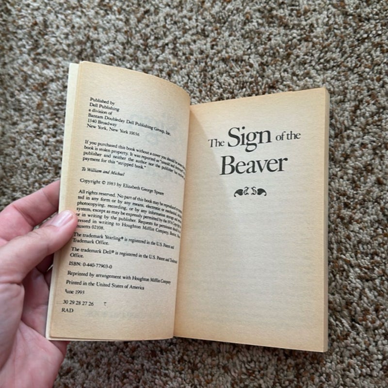 The sign of the beaver 