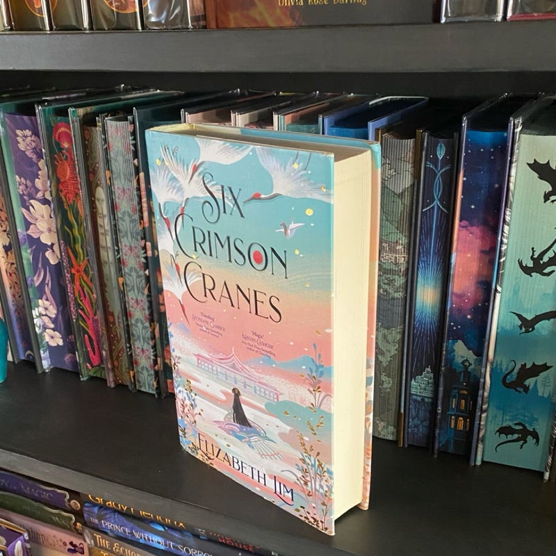 UK Edition Six Crimson Cranes