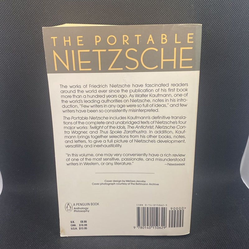 The Portable Nietzsche by Friedrich Nietzsche - Penguin Books