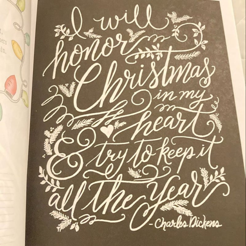 Chalk-Style Holiday Coloring Book