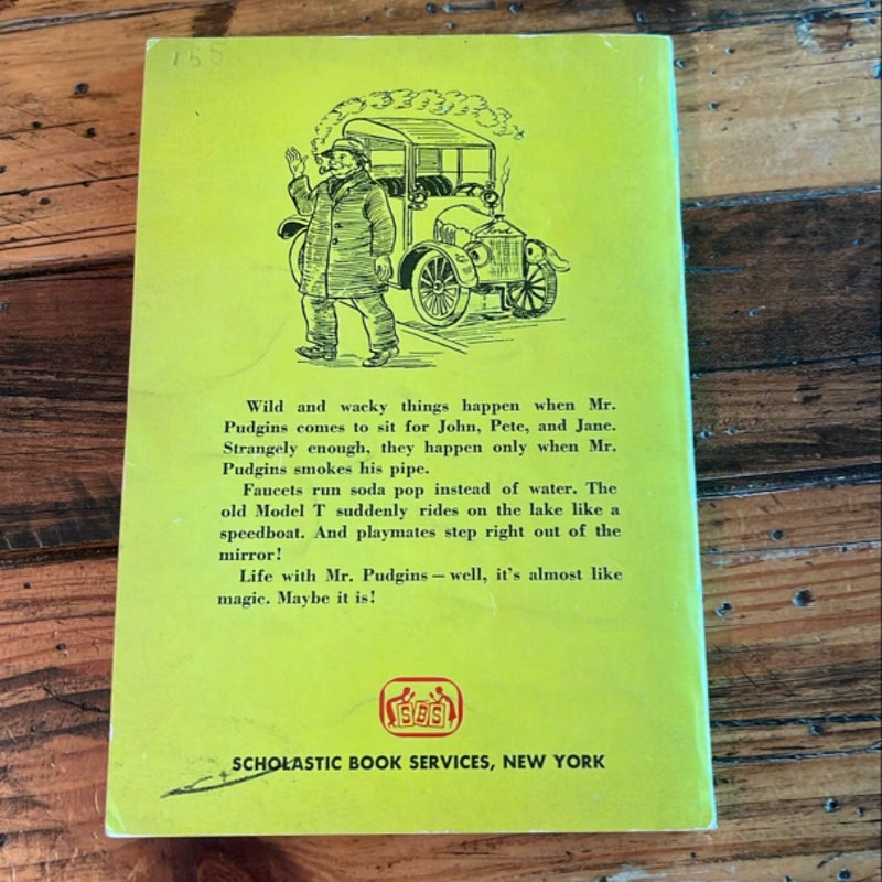 Mr. Pudgins Ruth Christoffer Carlsen Vintage 1968 Scholastic Paperback TX 646