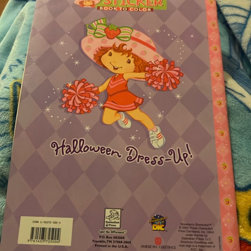 Strawberry shortcake coloring book