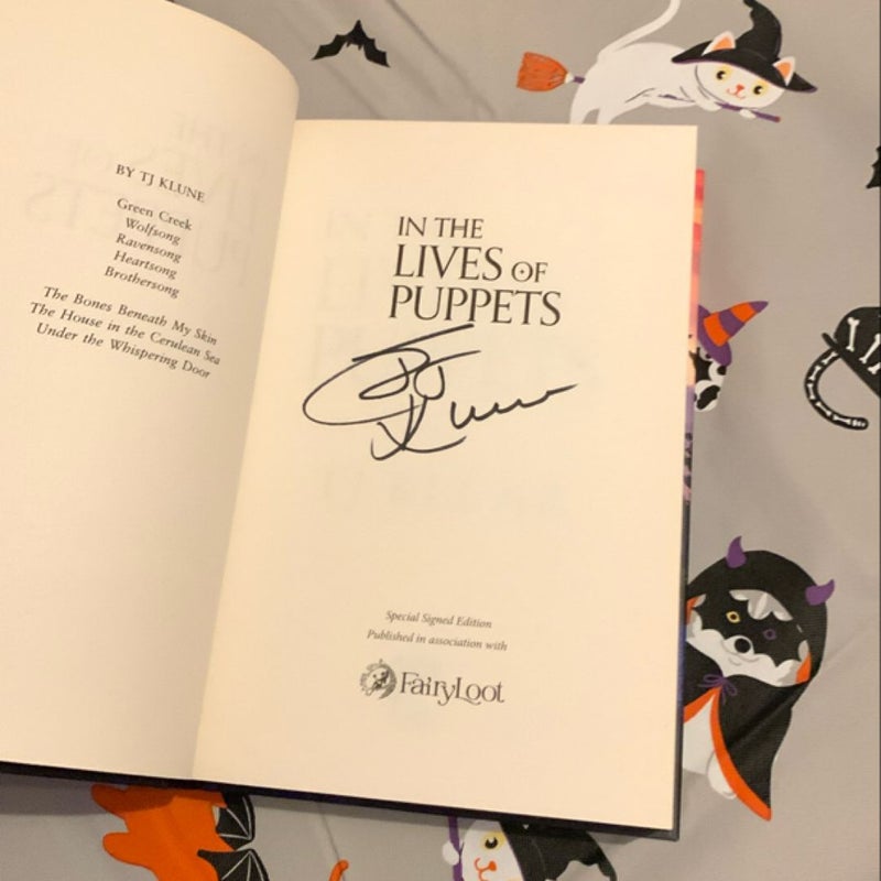 In the Lives of Puppets Fairyloot Edition SIGNED