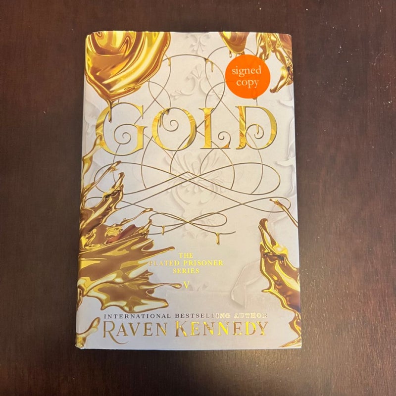 Signed waterstones Gold