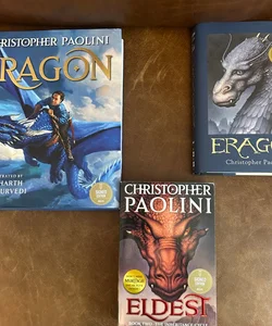 Eragon christopher paolini illustrated edition & eldest signed