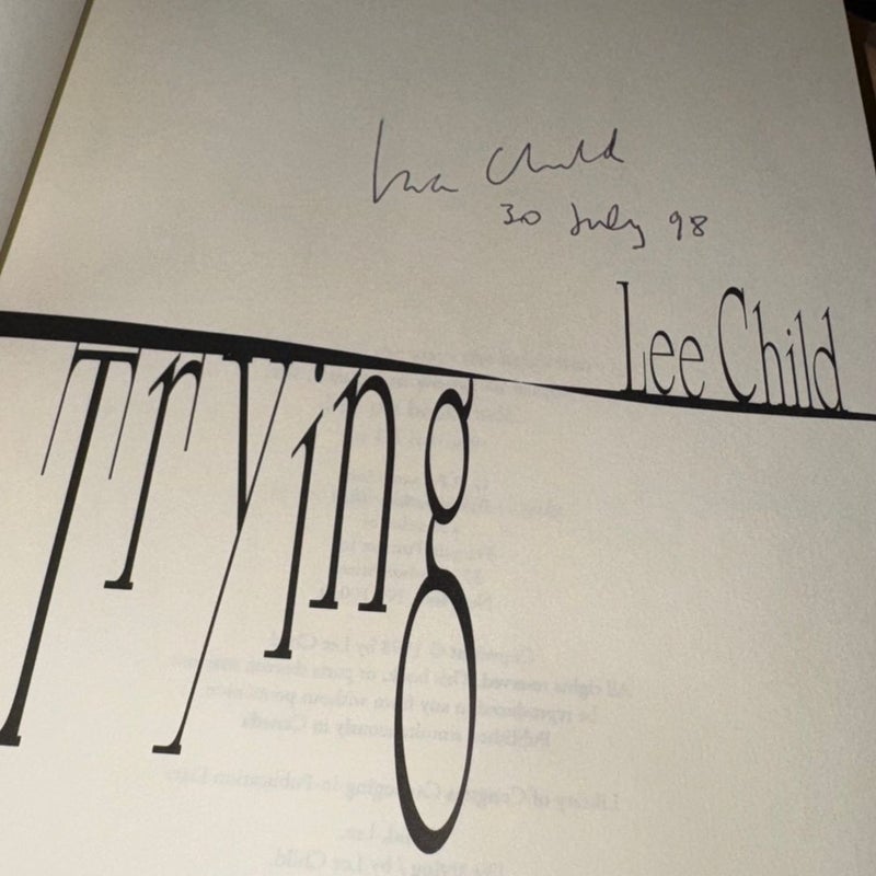Die Trying SIGNED