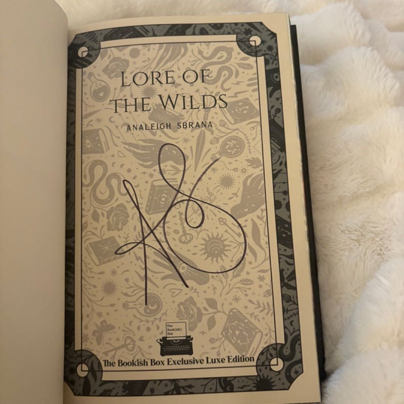 Lore of the Wilds (Bookish Box Signed Special Edition)