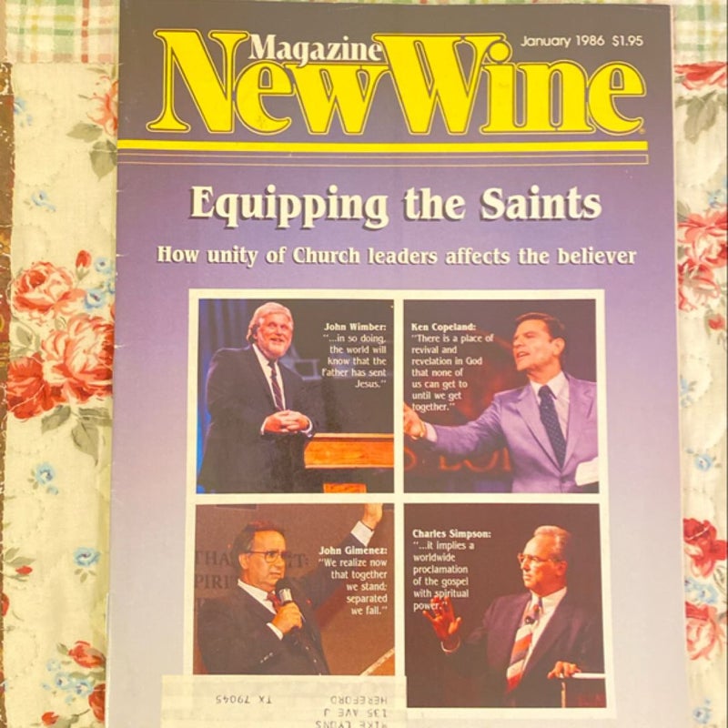 New Wine Magazine - January 1986