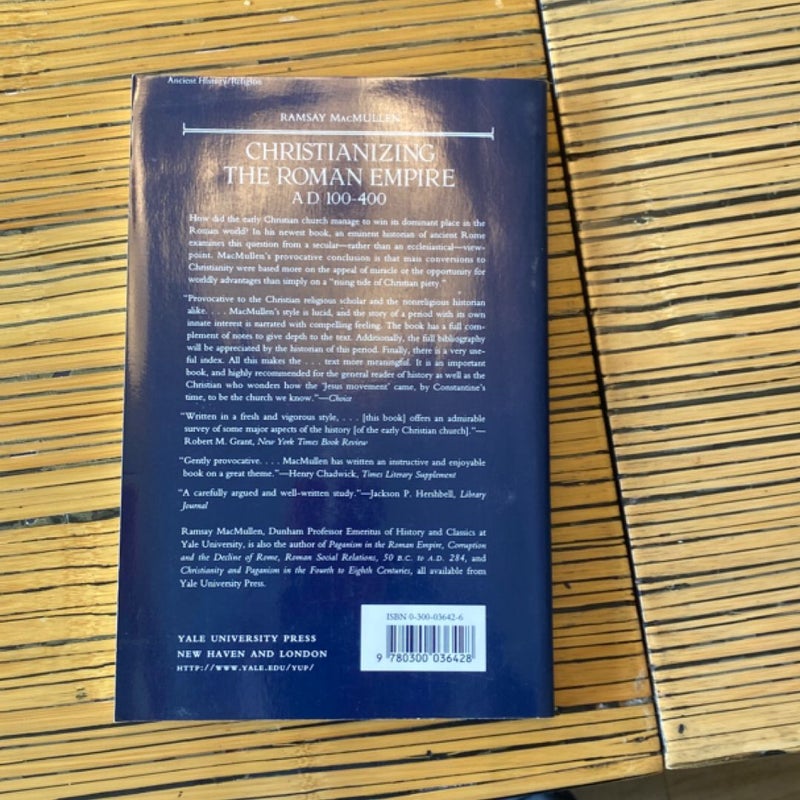 Christianizing the Roman Empire
