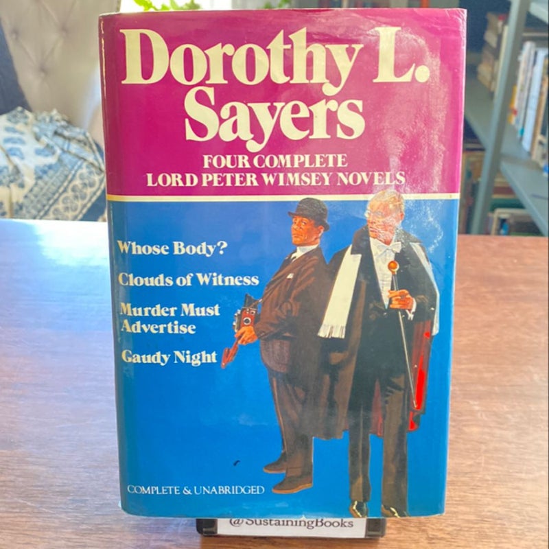 Four Complete Lord Peter Wimsey Novels