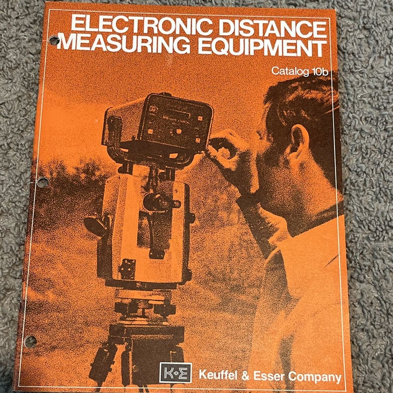 Electronic Distance Measuring Equipment Catalog 10b By Keuffel & Esser (1978) Edit Listing
