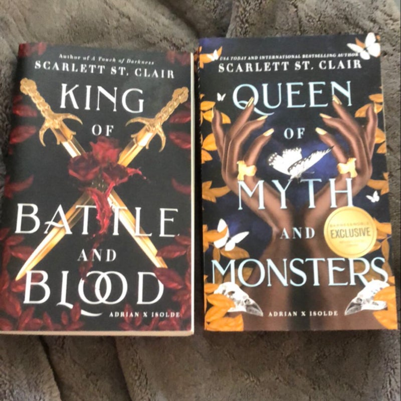 King of Battle and Blood and Queen of Myth and Monsters